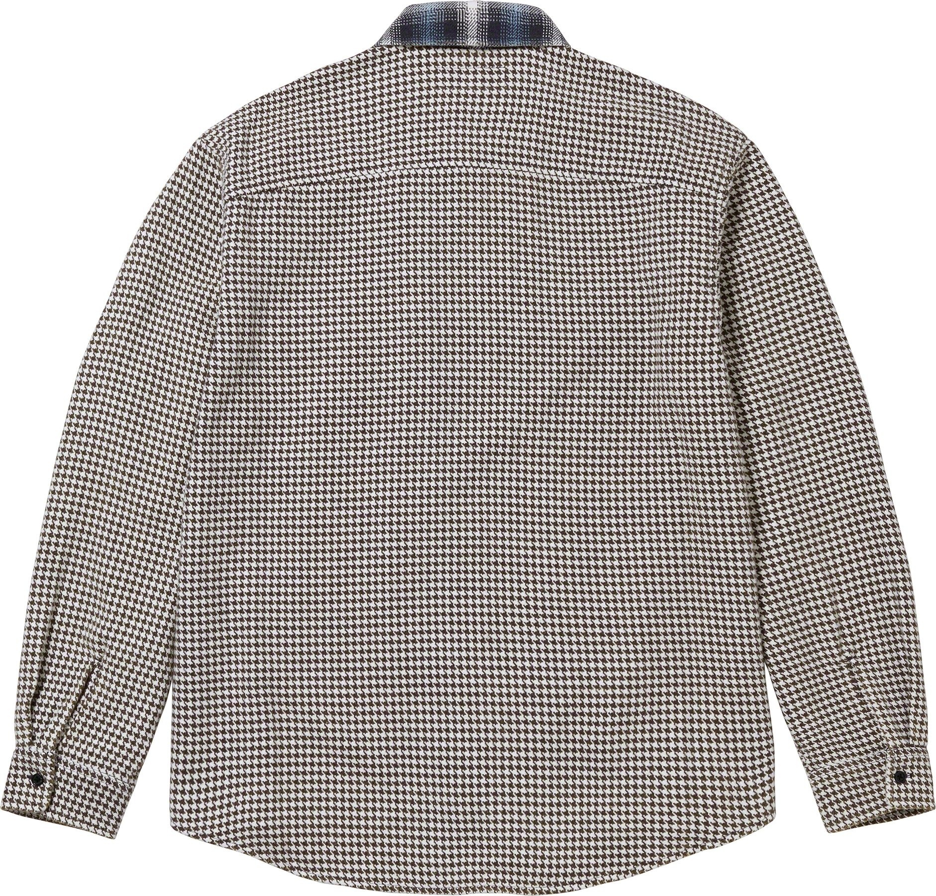 Houndstooth Plaid Flannel Shirt view 10